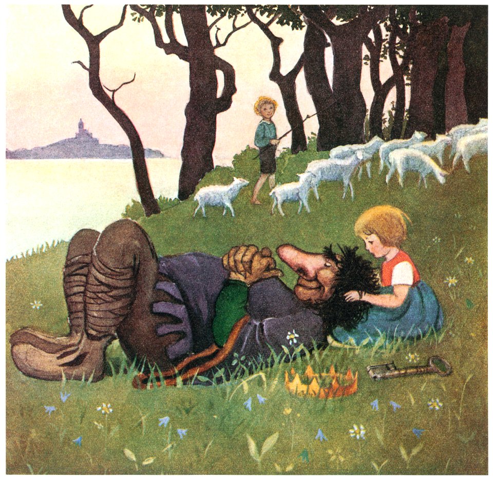 Elsa Beskow – Plate 7 [from The Land of Long Ago]