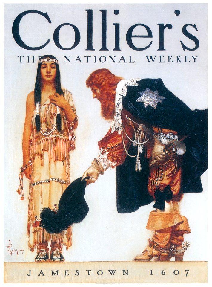 J. C. Leyendecker – Jamestown: 1607 [from The Great American Illustrators]