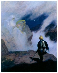 N. C. Wyeth – Wallace’s Vision [from The Great American Illustrators]. Free illustration for personal and commercial use.