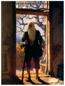 N. C. Wyeth – Rip Returns Home [from The Great American Illustrators]. Free illustration for personal and commercial use.