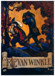 N. C. Wyeth – Rip van Winkle [from The Great American Illustrators]. Free illustration for personal and commercial use.