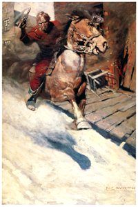 N. C. Wyeth – Hopalong Cassidy [from The Great American Illustrators]. Free illustration for personal and commercial use.