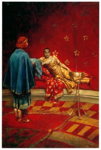 Howard Pyle – The Soul of Mervisaunt [from The Great American Illustrators]. Free illustration for personal and commercial use.