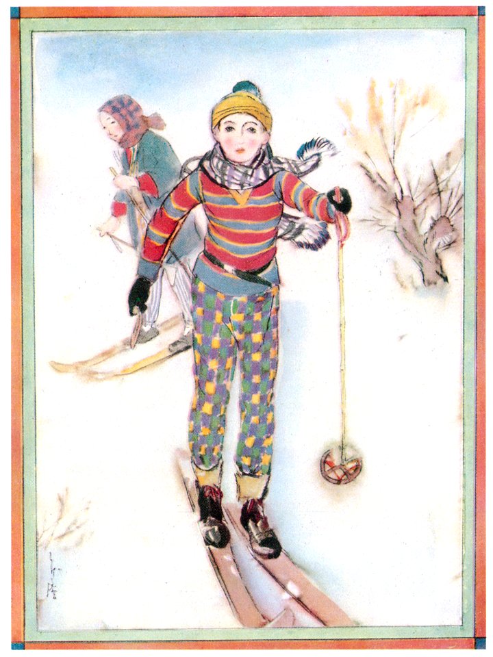 Sudō Shigeru – Skiing [from Sudō Shigeru Lyric Art Book]