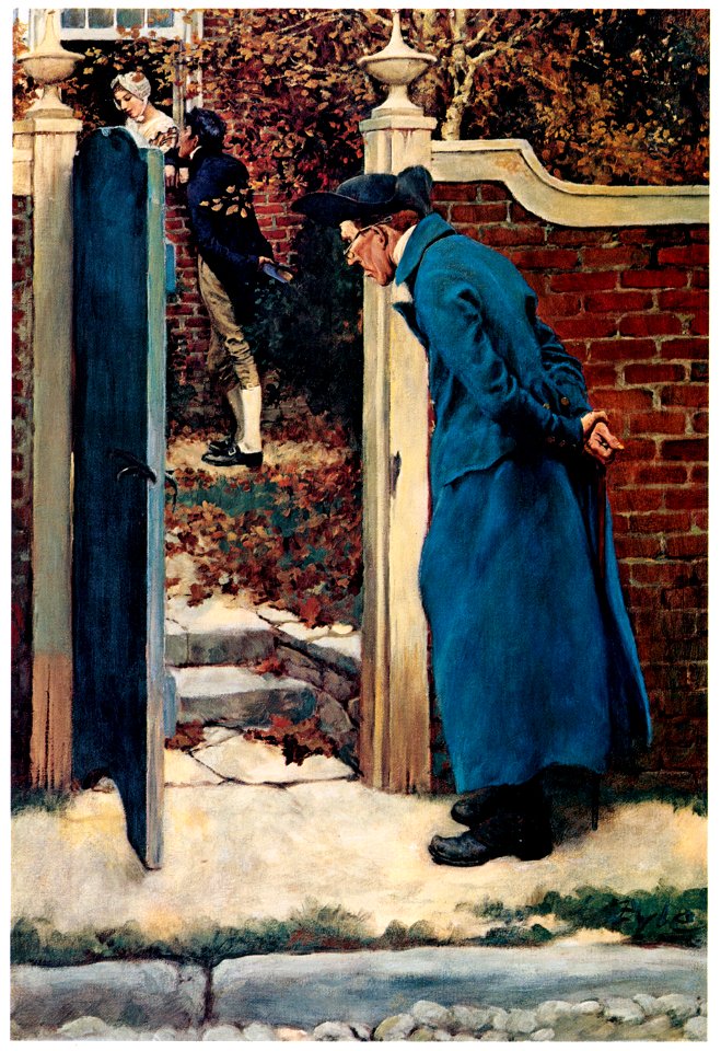 Howard Pyle – Old Jacob Van Kleek Had Never Favored Our Hero’s Suit (The Mysterious Chest) [from HOWARD PYLE]