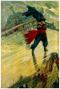 Howard Pyle – The Flying Dutchman () [from HOWARD PYLE]. Free illustration for personal and commercial use.