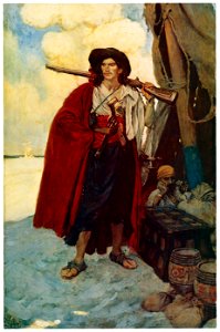 Howard Pyle – The Pirate was a Picturesque Fellow (The Fate of a Treasure Town) [from HOWARD PYLE]. Free illustration for personal and commercial use.