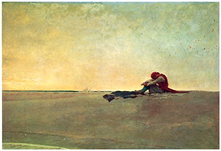Howard Pyle – Marooned [from HOWARD PYLE]. Free illustration for personal and commercial use.