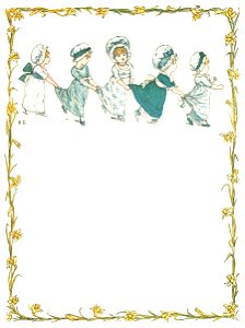 Kate Greenaway – Ring the bells—ring! Hip, hurrah for the King! [from Under the Window]