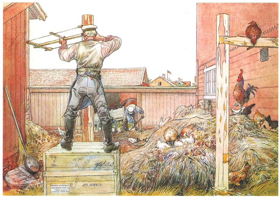 Carl Larsson – Plate 11 [from A Farm: Paintings from a Bygone Age]