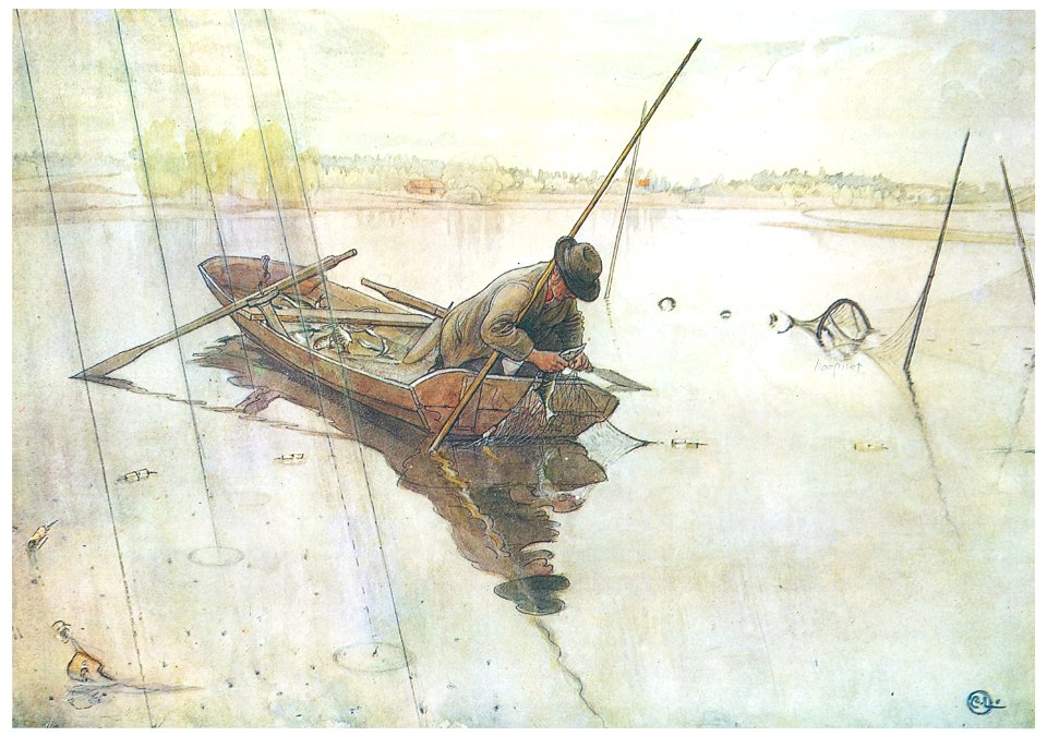 Carl Larsson – Plate 5 [from A Farm: Paintings from a Bygone Age]