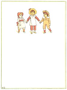 Kate Greenaway – “For what are you longing, you three little boys? Or what would you like to eat? [from Under the Window]