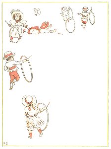 Kate Greenaway – Bowl away! bowl away! Fast as you can [from Under the Window]