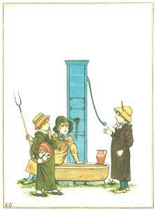 Kate Greenaway – Indeed, it is true, it is perfectly true; Believe me, indeed, I am playing no tricks [from Under the Window]
