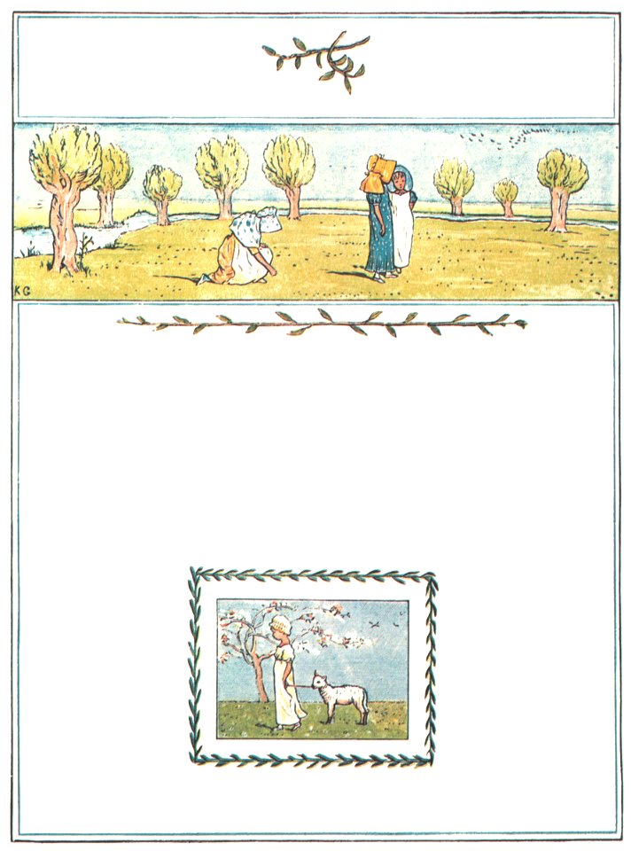 Kate Greenaway – Little wind, blow on the hill-top, Little wind, blow down the plain [from Under the Window]