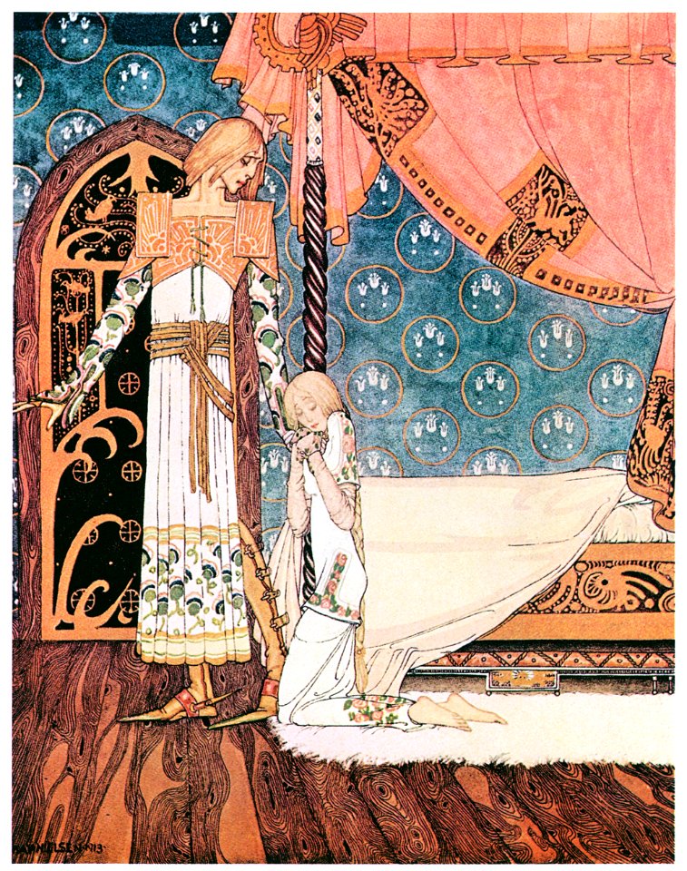 Kay Nielsen – “Tell me the way, then,” she said, “and I’ll search you out” (East of the Sun and West of the Moon) [from Kay Nielsen]