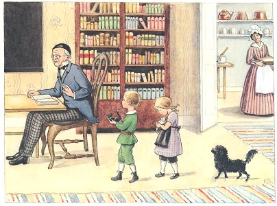 Elsa Beskow – Plate 3 [from Peter and Lotta’s Adventure]