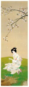 Takabatake Kashō – Whereabouts of Flower [from Catalogue of Takabatake Kashō Taisho Roman Museum]