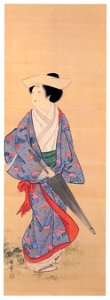 Takabatake Kashō – Standing Beauty [from Catalogue of Takabatake Kashō Taisho Roman Museum]