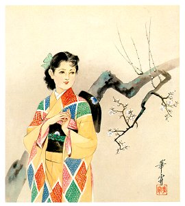 Takabatake Kashō – Wait for Spring [from Catalogue of Takabatake Kashō Taisho Roman Museum]