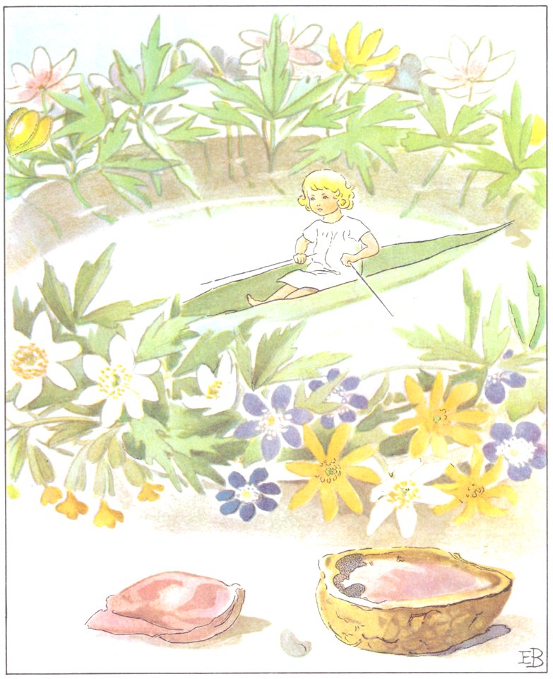 Elsa Beskow – Plate 3 [from Thumbelina]