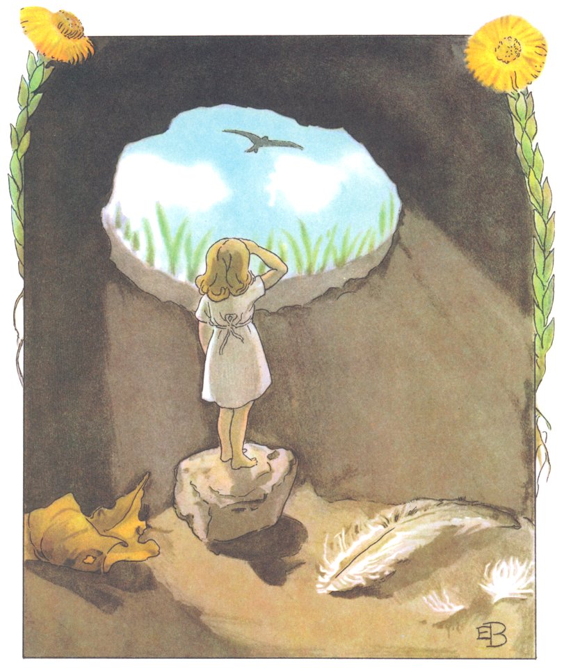 Elsa Beskow – Plate 11 [from Thumbelina]