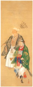 Kawanabe Kyōsai – From the Noh Play, Takasago [from Kyosai: master painter and his student Josiah Coder]