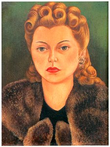 Frida Kahlo – Portrait of Mrs. Natasha Gelman [from Women Surrealists in Mexico]