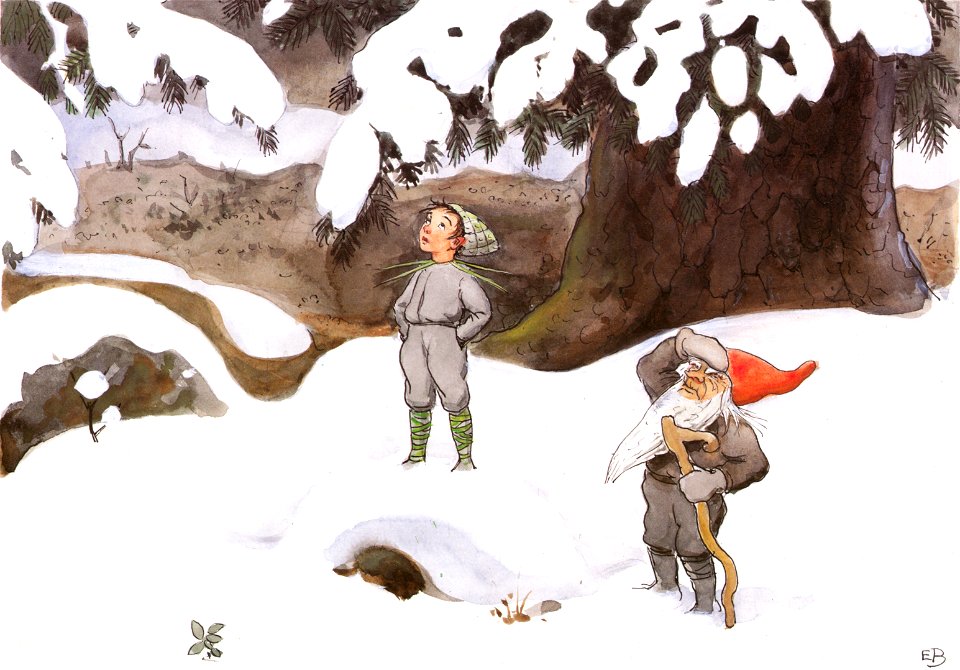 Elsa Beskow – Plate 12 [from The Sun Egg]