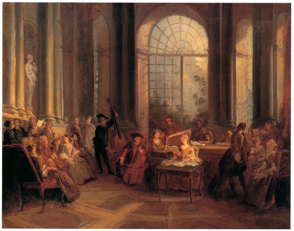 Nicolas Lancret – Le concert [from Three Masters of French Rocco]