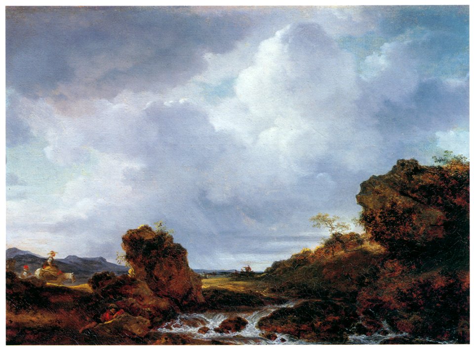 Jean-Honoré Fragonard – Paysage (Le torrent) [from Three Masters of French Rocco]