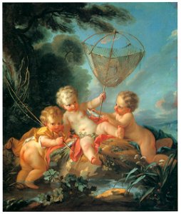 François Boucher – Les pêcheurs (L’Eau) [from Three Masters of French Rocco]
