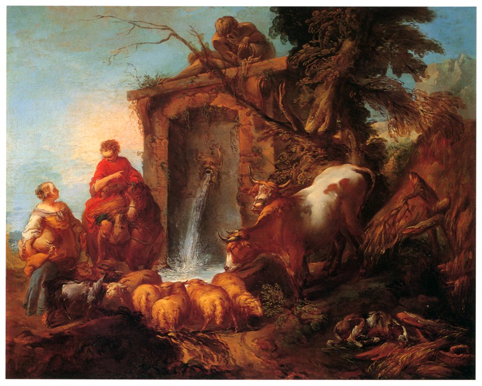 François Boucher – L’abreuvoir [from Three Masters of French Rocco]