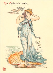 Walter Crane – Or Cytherea’s breadth (The Winter’s Tale) [from Flowers from Shakespeare’s Garden]