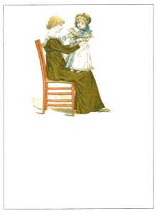 Kate Greenaway – TO BABY [from Marigold Garden]. Free illustration for personal and commercial use.