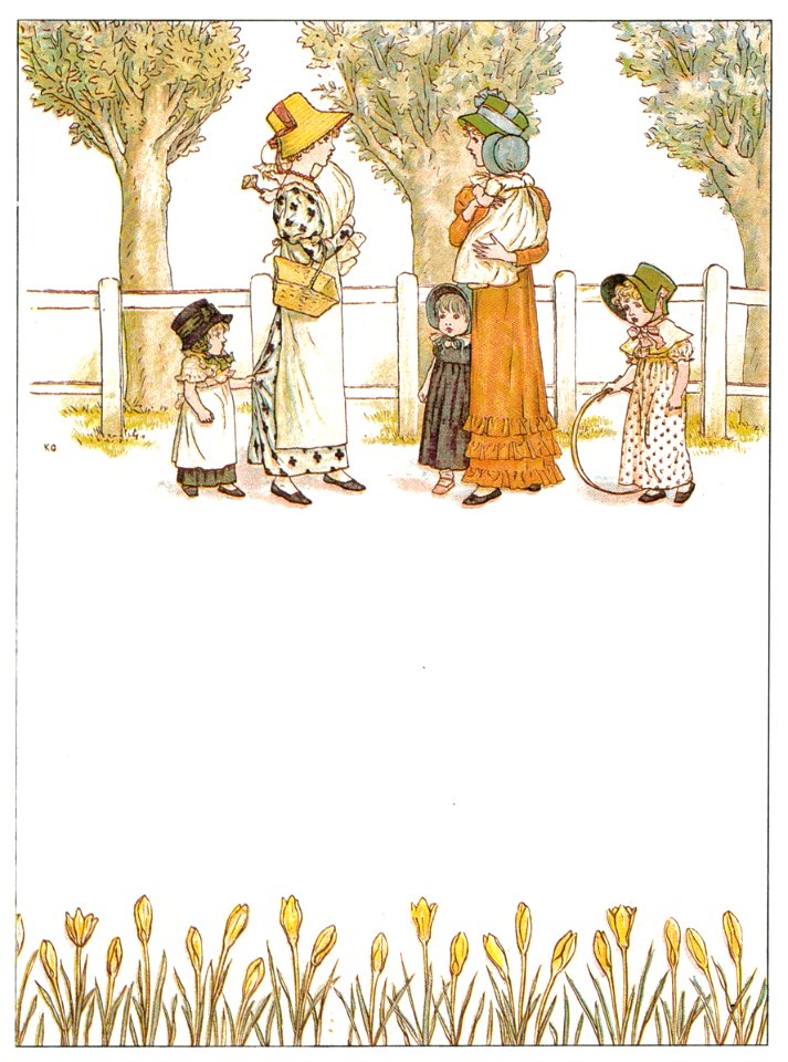 Kate Greenaway – HAPPY DAYS [from Marigold Garden]