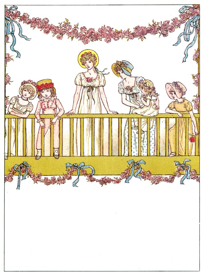 Kate Greenaway – THE LITTLE QUEEN’S COMING [from Marigold Garden]