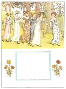 Kate Greenaway – FROM MARKET [from Marigold Garden]