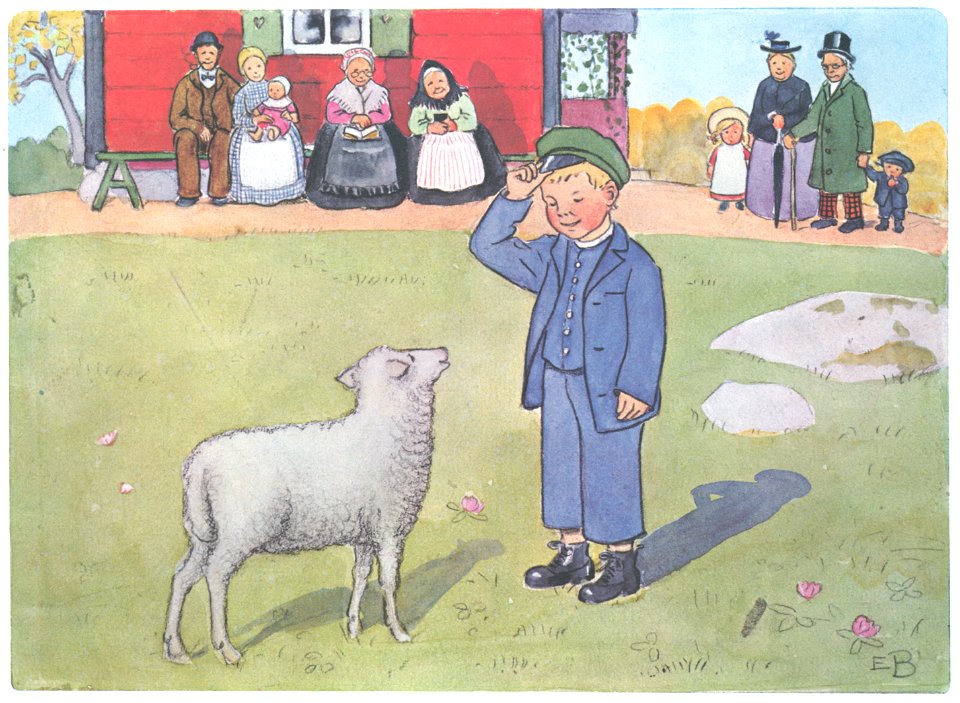 Elsa Beskow – Plate 14 [from Pelle’s New Suit]