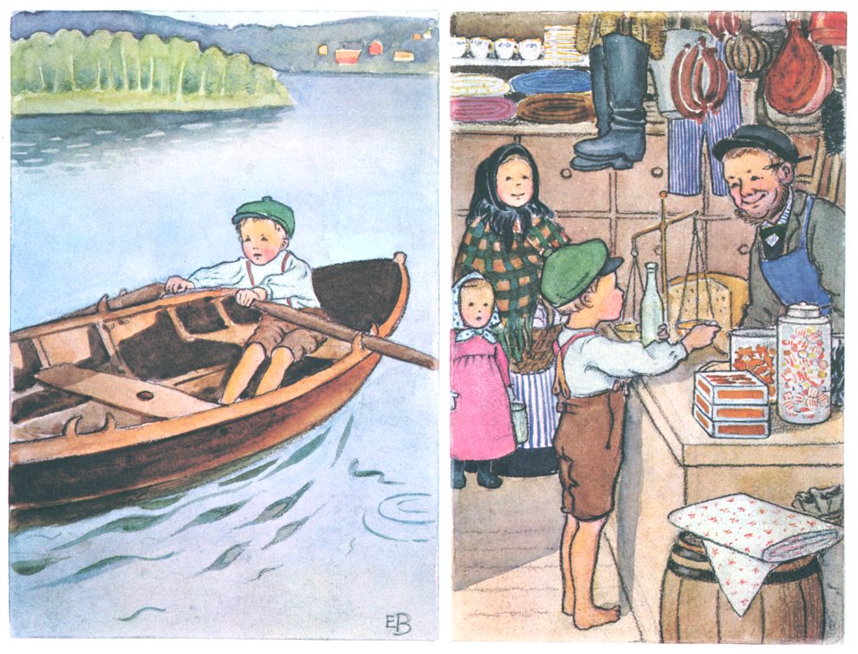 Elsa Beskow – Plate 8 [from Pelle’s New Suit]