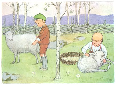Elsa Beskow – Plate 2 [from Pelle’s New Suit]