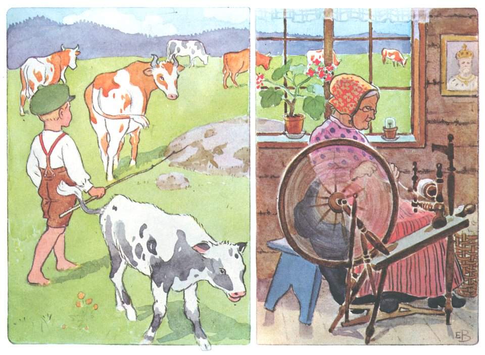 Elsa Beskow – Plate 6 [from Pelle’s New Suit]
