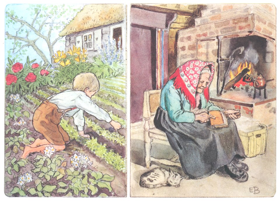 Elsa Beskow – Plate 4 [from Pelle’s New Suit]
