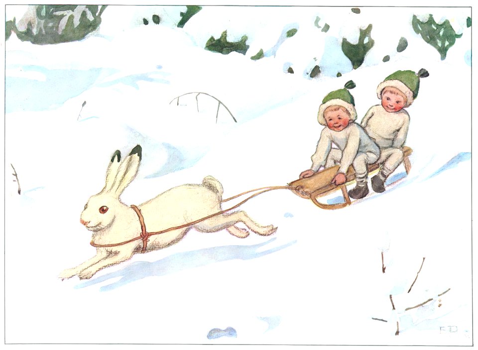 Elsa Beskow – Plate 13 [from Children of the Forest]