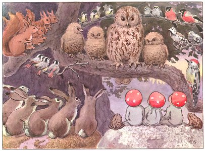 Elsa Beskow – Plate 11 [from Children of the Forest]