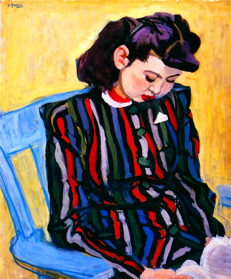 Yasui Sōtarō – Reading [from Sōtarō Yasui: the 100th anniversary of his birth]