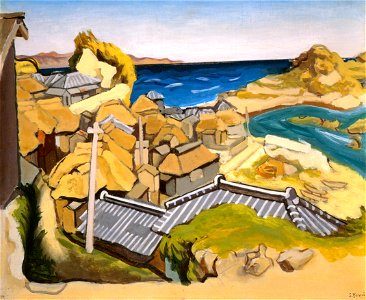 Yasui Sōtarō – Landscape in the Boso Peninsula [from Sōtarō Yasui: the 100th anniversary of his birth]
