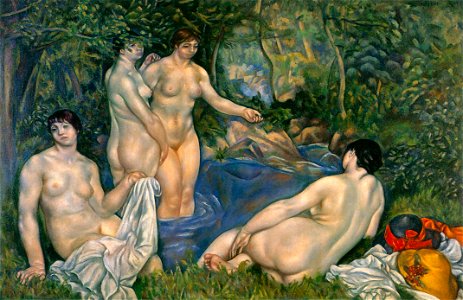 Yasui Sōtarō – Naked Bathing Women [from Sōtarō Yasui: the 100th anniversary of his birth]
