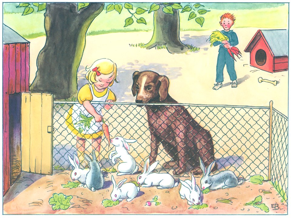 Elsa Beskow – Plate 12 [from Talented Annika]