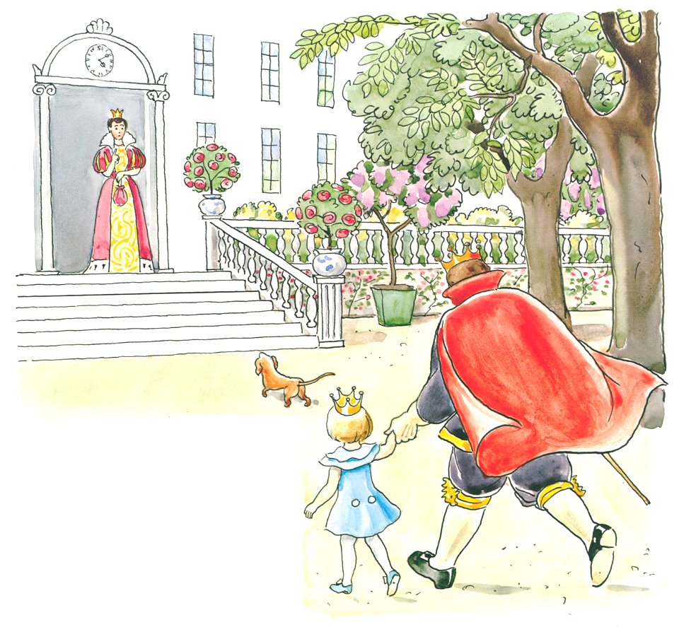 Elsa Beskow – Plate 15 [from Princess Sylvie]